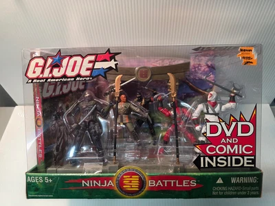 Hasbro G.I. 2004 Joe NINJA BATTLES - Storm Shadow - DVD y cómic - NUEVO sellado Foto 1 de 4