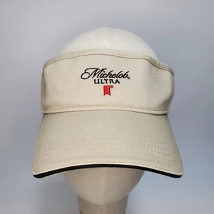 2003 Anheuser Busch Michelob Ultra Tan Visor Strapback - Picture 1 of 5