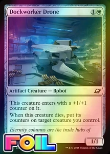 x1 Dockworker Drone FOIL EOE Edge of Eternities MTG 11 M/NM 1x - Picture 1 of 3