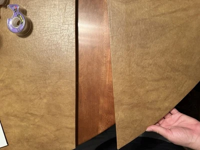 Henredon vintage dining room set round table, 8 chairs, buffet, lazy susan - Image 1 of 3