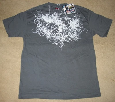 Camiseta Miami Ink Vintage 2007 Y2K Gris Calavera Salpicaduras Talla Para Hombres GRANDE Tatuaje Nueva de Lote Antiguo Foto 1 de 4