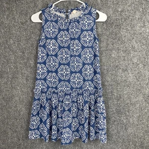 Crewcuts dress girls size 12 Blue Medallions Coastal Casual - Picture 1 of 7
