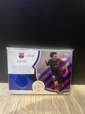 Topps 125th Anniversary Barcelona Lionel Messi /125 Seat Relic memorabilia card - Image 1 of 2