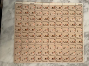#1610 1 $ AMERICANA "RAUSCHLAMPE & KERZE" AUSGABE vollständiges Blatt 100 MNH toller Preis - Bild 1 von 1