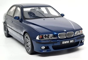 Otto 1/12 - BMW M5 E39 V8 Avus Blue LARGE Resin Scale Model Car - Bild 1 von 12