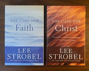 Book Bundle of 2 The Case for Christ & The Case for Faith by Lee Strobel B280 - Picture 1 of 16
