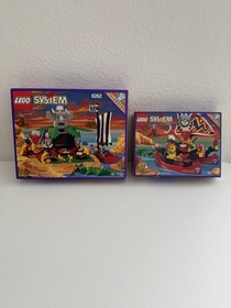 LEGO Pirates: Islanders Set 6256 & 6262. Both complete w/ manual and box