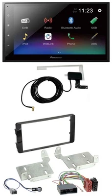 Pioneer DAB MP3 Bluetooth 2DIN USB Autoradio für Mitsubishi ASX (ab 2015) - Bild 1 von 4