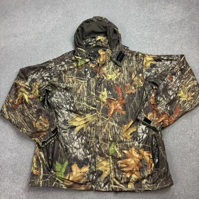 RealTree Jacket Adult 2XL XXL Brown Workwear Camo Lined Hunting Coat Hood Men - Image 1 of 4
