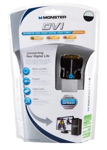 Monster 2,43m DVI-Kabel Anschluss-Kabel DVI Digital Monitorkabel LCD LED TV HD - Bild 1 von 1