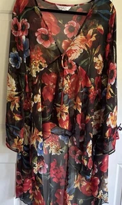 Traje de baño tropical largo transparente Live 4 Truth 2X para dama - Imagen 1 de 4