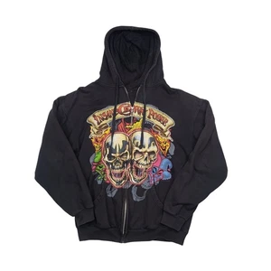 Felpa con cappuccio vintage ICP Tour pazzo clown Posse Juggalo uomo M Y2K 2007 full zip - Foto 1 di 12