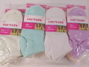 New 12 Pair Beautiful SocMark Girl Socks Size 6-8 - Picture 1 of 2