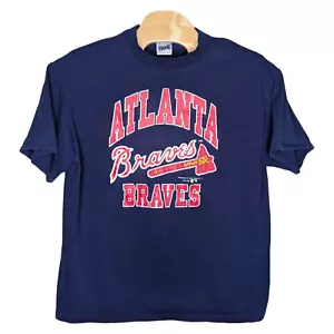 Vintage 1991 Atlanta Braves MLB T-Shirt Gr. 2XL XXL Einzelnaht Schulterpolster - Bild 1 von 14