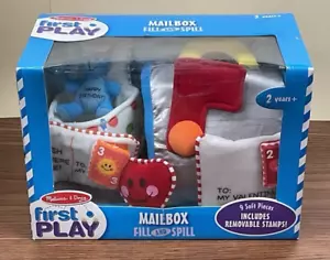 Malissa & Doug/First Play, MAILBOX FILL AND SPILL, 9 soft pieces includ. stamps - Picture 1 of 3