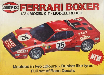 airfix ferrari boxer 365  1/24 model kit series 6 modellino auto modele reduit - Immagine 1 di 4