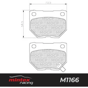 Pastillas de freno de alto rendimiento Mintex Racing MDB1494 M1166 - Imagen 1 de 1