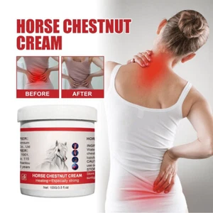 Horse Chestnut Cream Varicose Legs Joint Muscle Paint Relief Massage Ointment - Picture 1 of 12