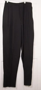 Cricketeer Collectionelle Vintage schwarzes Wollkleid plissierte Hose Hose Hose Damen 12 neu mit Etikett - Bild 1 von 7