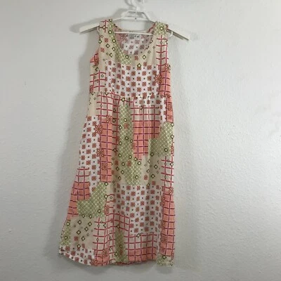 Vestido Jersey Click Lino Talla S Geométrico Multicolor Sin Mangas Color Me Algodón Foto 1 de 4