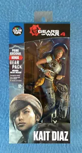 KAIT DIAZ #13 BONUS GEAR PACK GEARS OF WAR 4 7 INCH FIGURE MCFARLANE COLOR TOPS - Picture 1 of 2