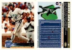 Andre Dawson 1996 Topps Baseball Card 275  Florida Marlins