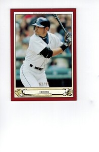 ICHIRO 2005 UD Origins #97 RED PARALLEL - SERIAL #62/99