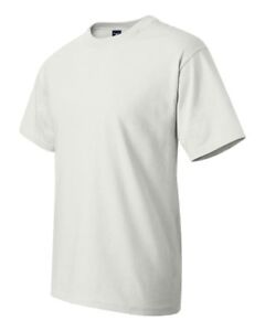 Hanes Beefy-T Cotton Plain Crew Neck Short Sleeves Adult T-Shirt 5180 S~2XL
