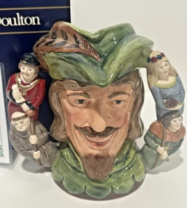 1995 Royal Doulton Krug Robin Hood 2 Henkel Ltd Edition 51/2500 D6998 RAR! - Bild 1 von 6