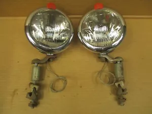 Vintage S&M Lamps Fog Lights Pair #670 Made in USA - Foto 1 di 12