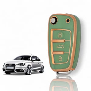 Key Cover Shell Fob Case for Audi A1 A3 A6 Q2 Q3 Q7 TT TTS S3 S6 RS3 RS6 - Picture 1 of 8