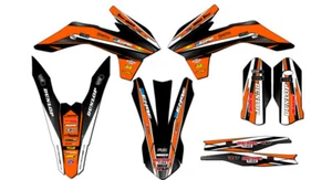 2015-2016 XC VIGOR Orange Senge Graphics Kit Compatible with KTM - Picture 1 of 10