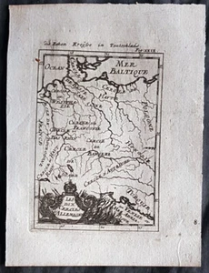 1683 Alain Mallet Antique Map of Allemagne, Germany & Central Europe, Venice - Picture 1 of 2