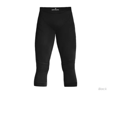 PANTALONE INTIMO TERMICO DA ADULTO OXYBURN UNDERWEAR 5070 HOSE 3/4 PANT black - Photo 1/2