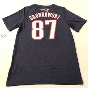 Rob Gronkowski NFL Youth New England Patriots Color Blue Tshirt Large 