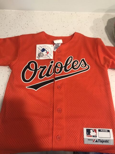 Vtg Majestic Baltimore Orioles Cooperstown Collection Jersey Sz XXL Orange