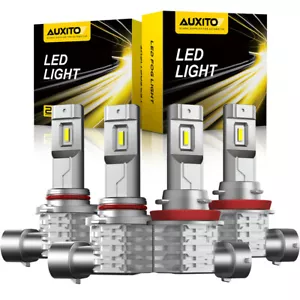 H11 9005 LED Headlight Super Bright Bulbs Kit 8000K White 330000LM High/Low Beam - Picture 1 of 9