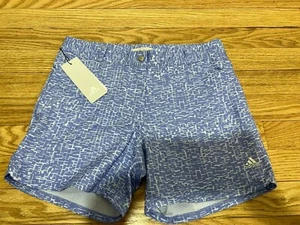 adidas Golf  Girl's Size M Chalk Purple Printed Shorts $50 NWT #CD3744 - Picture 1 of 7