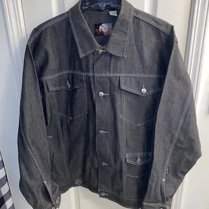 Southpole Jeansjacke grau schwarz Größe XL Knöpfe RN82628 - Bild 1 von 14