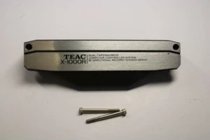 TEAC X-1000R HEAD COVER GUARD FACIA TRIM PANEL HEADCOVER SILVER - Bild 1 von 2