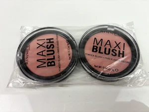 Lot of 2 Rimmel Maxi Blush Powder Blush, #001 - Third Base. Free Shipping - Picture 1 of 4