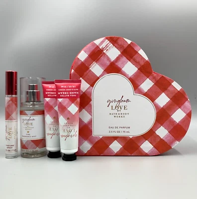 Vaporizador perfume y crema de manos Bath & Body Works Gingham Love 5 piezas #895S2 Foto 1 de 2
