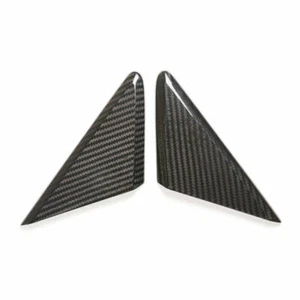 Carbon Fiber Car A-pillar Triangle Decoration Frame For Porsche 911 718 2012 up - Picture 1 of 6