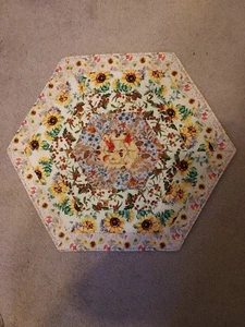 HANDMADE  HARVEST FALL TABLE TOPPER ONE OF A KIND LOT F - Picture 1 of 2