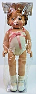 Muñeca Pansy Vinilo Muñeca Cabello Marrón Ojos 18" De Colección {1998} Daisy Kingdom Nuevo de lote antiguo - Imagen 1 de 12