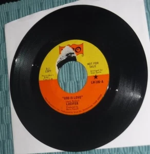 Lucifer - God Is Love / Anna Lou Bagimbal 7" Promotional 1969 Nico label 45 VG - Picture 1 of 2