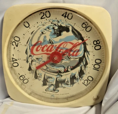 Reloj Coca Cola Vintage 1994 con tapa de Coca-Cola azul y negro Foto 1 de 2