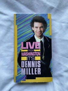 LIVE FROM WASHINGTON IT’S DENNIS MILLER VHS 1988 Stand Up Comedy VESTRON Good  - Picture 1 of 2