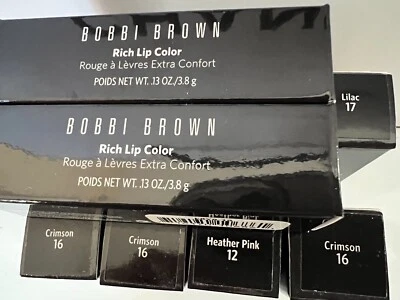 Lápiz labial Bobbi Brown RICH LIP COLOR -100% auténtico - NUEVO EN CAJA - ELIGE TU COLOR Foto 1 de 2