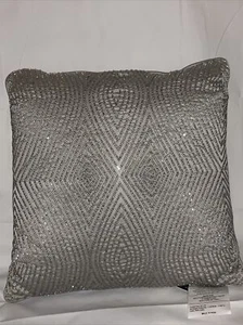 HUDSON PARK COLLECTION Aurora 18”x18” Decorative Pillow Sliver😃 - Picture 1 of 6
